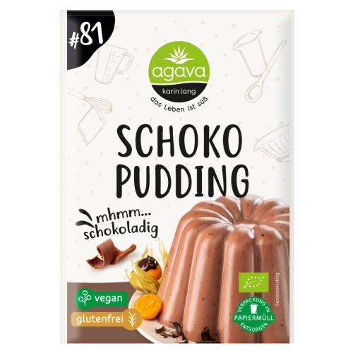 Agava Chocoladepudding Mix Bio 50 g