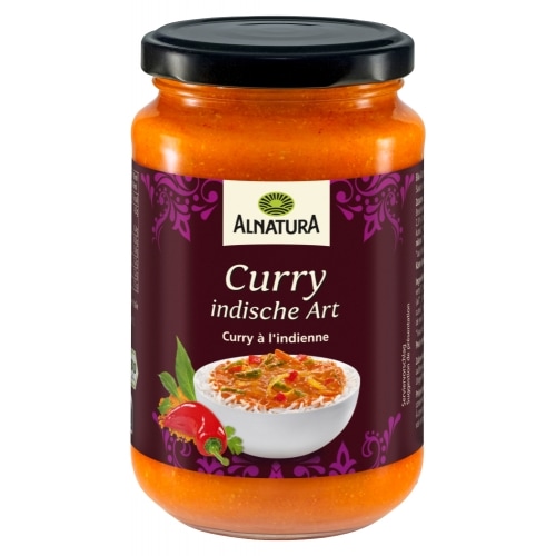 Alnatura Indiase Stijl Currysaus Bio 325 ml
