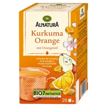Alnatura Kurkuma-Sinaasappelthee Bio 20 x 2 g