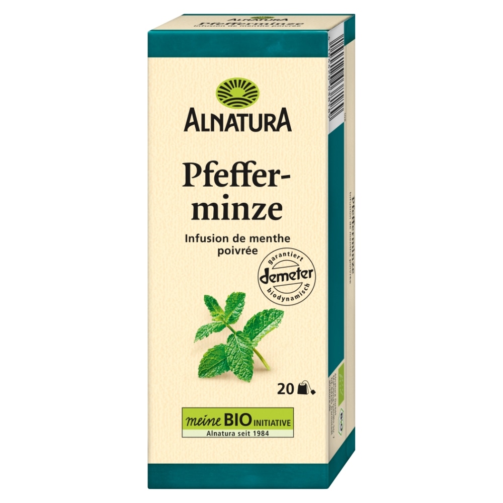 Alnatura Pepermuntthee Demeter / Bio 20 x 1,5 g