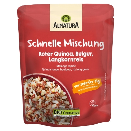 Alnatura Rode Quinoa-Bulgur-Lange Rijst Mix Ready Bio 250 g