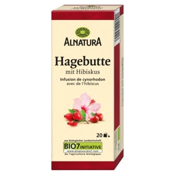 Alnatura Rozenbottel-Hibiscus Thee Bio 20 x 2,25 g