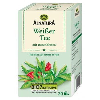 Alnatura Witte Thee Rozenbloesem Bio 20 x 1,5 g