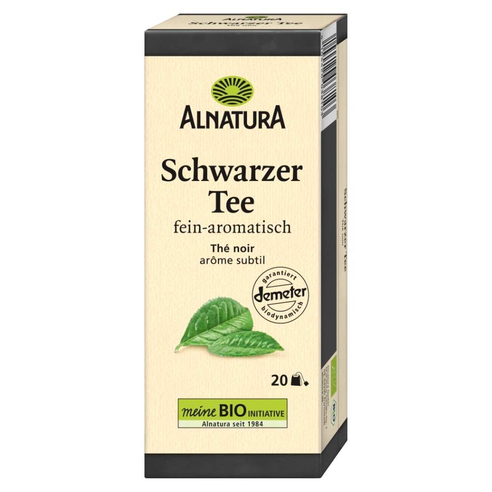 Alnatura Zwarte Thee Demeter / Bio 20 x 1,75 g