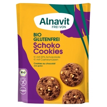 Alnavit Chocoladekoekjes Glutenvrij Bio 125 g