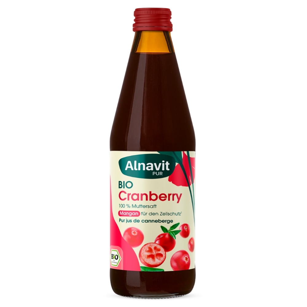 Alnavit Cranberrysap Bio 330 ml