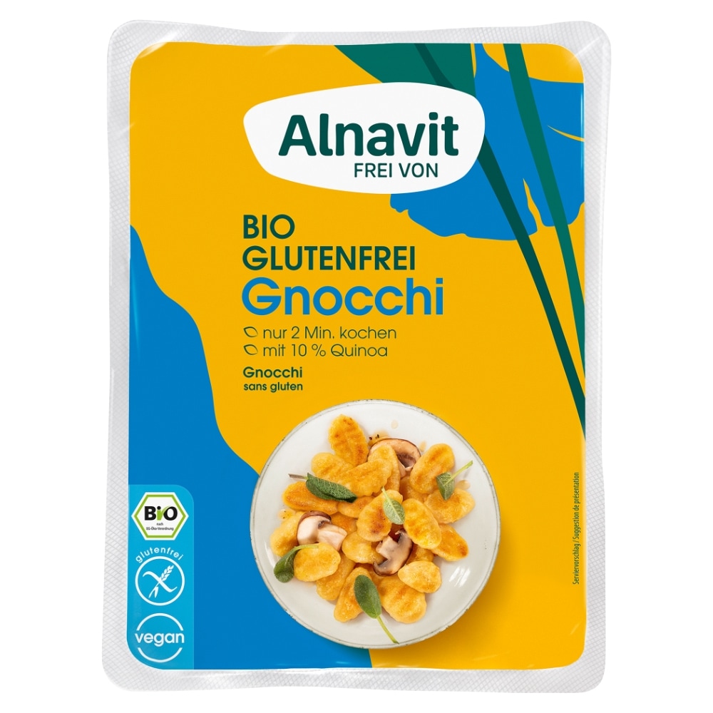 Alnavit Gnocchi Glutenvrij Bio 250 g