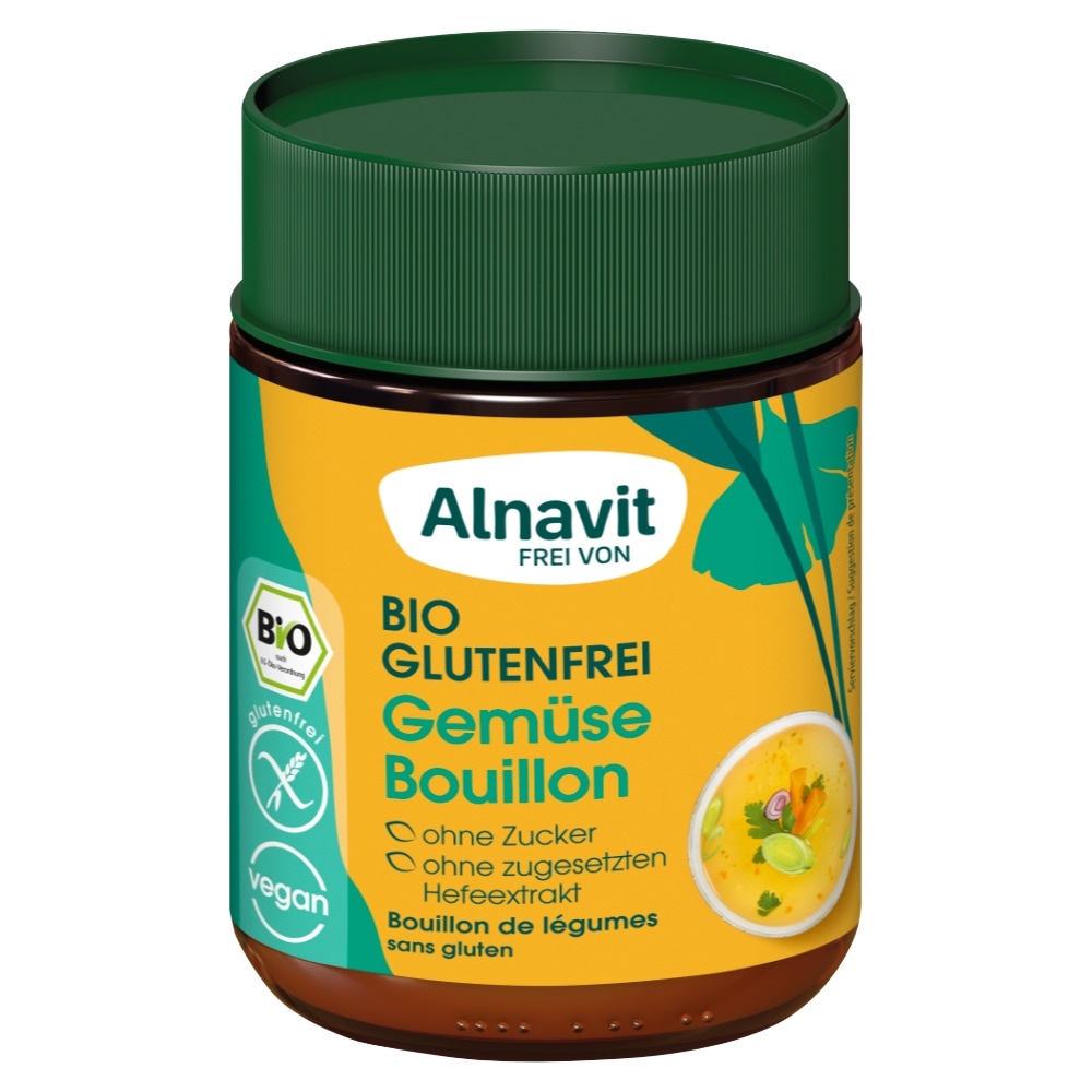 Alnavit Groentebouillon Poeder Glutenvrij Bio 165 g