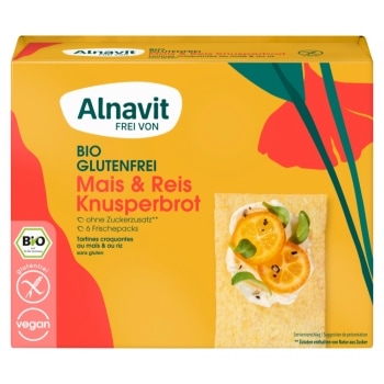 Alnavit Maïs-Rijst Crackers Bio 6 x 25 g