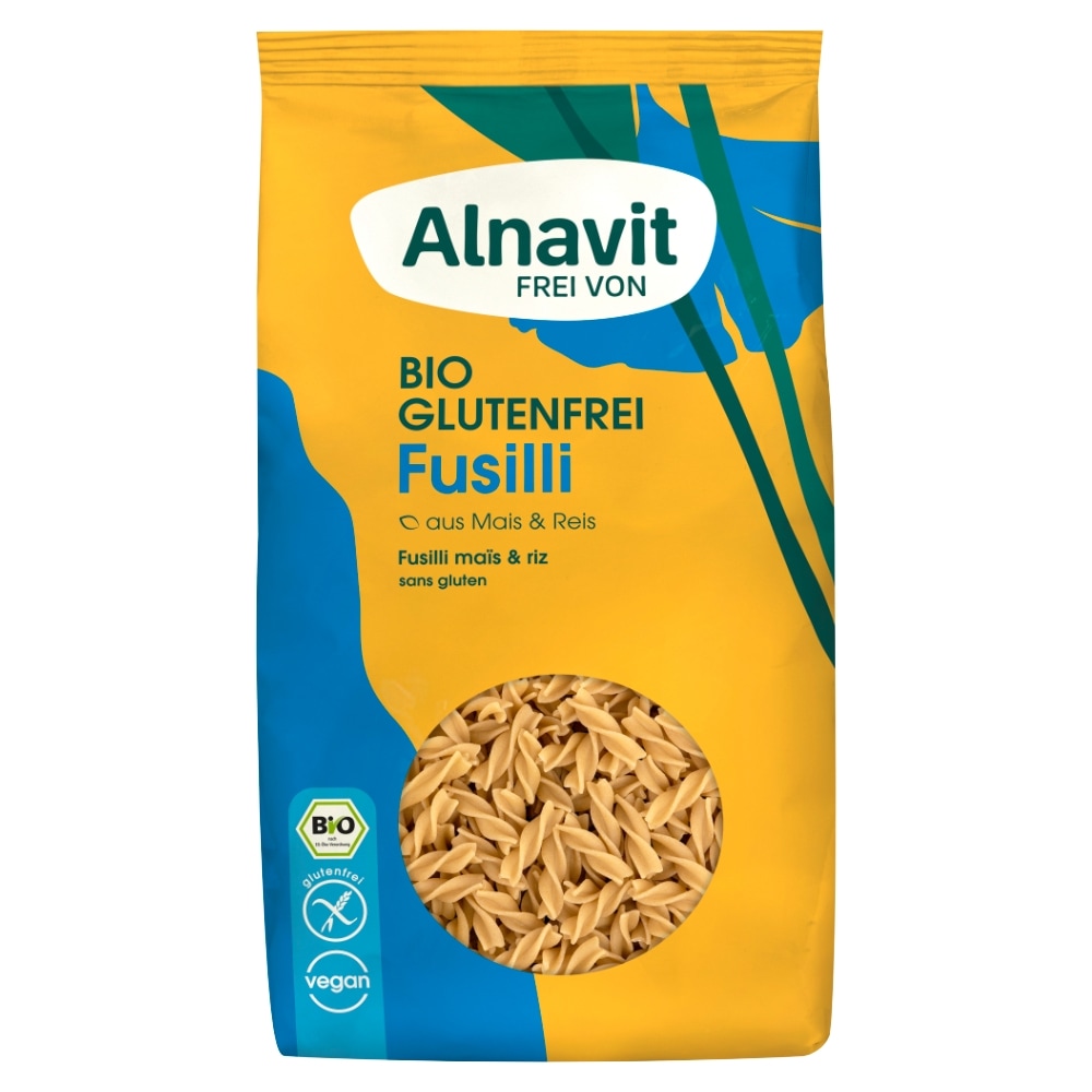 Alnavit Maïs-Rijst Fusilli Bio 500 g