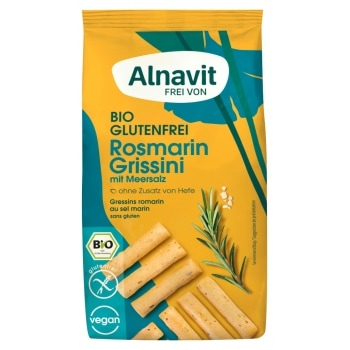 Alnavit Mini Rozemarijn Grissini Glutenvrij Bio 100 g