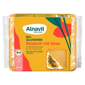 Alnavit Rijstbrood Bio 375 g