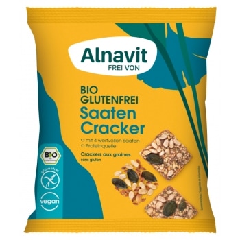 Alnavit Zaden Crackers Glutenvrij Bio 75 g