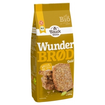Bauckhof Gouden Wonder Broodmix Glutenvrij Bio 600 g