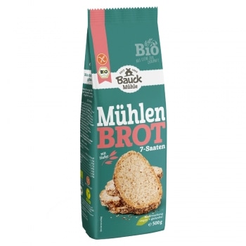 Bauckhof Haver Broodmix 7-Zaden Glutenvrij Bio 500 g