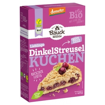 Bauckhof Spelt Kruimeltaart Bakmix Demeter / Bio 425 g