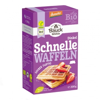 Bauckhof Spelt Wafel Bakmix Demeter / Bio 200 g