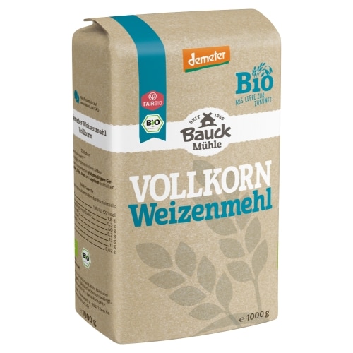 Bauckhof Tarwemeel Volkoren Demeter / Bio / Fair 1 kg
