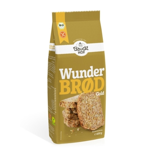 Bauckhof Gouden Wonder Broodmix Glutenvrij Bio 600 g