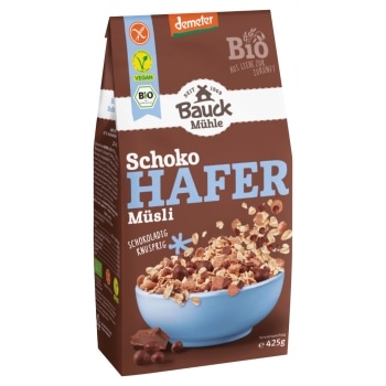 Bauckhof Havermuesli Chocolade Glutenvrij Bio 425 g