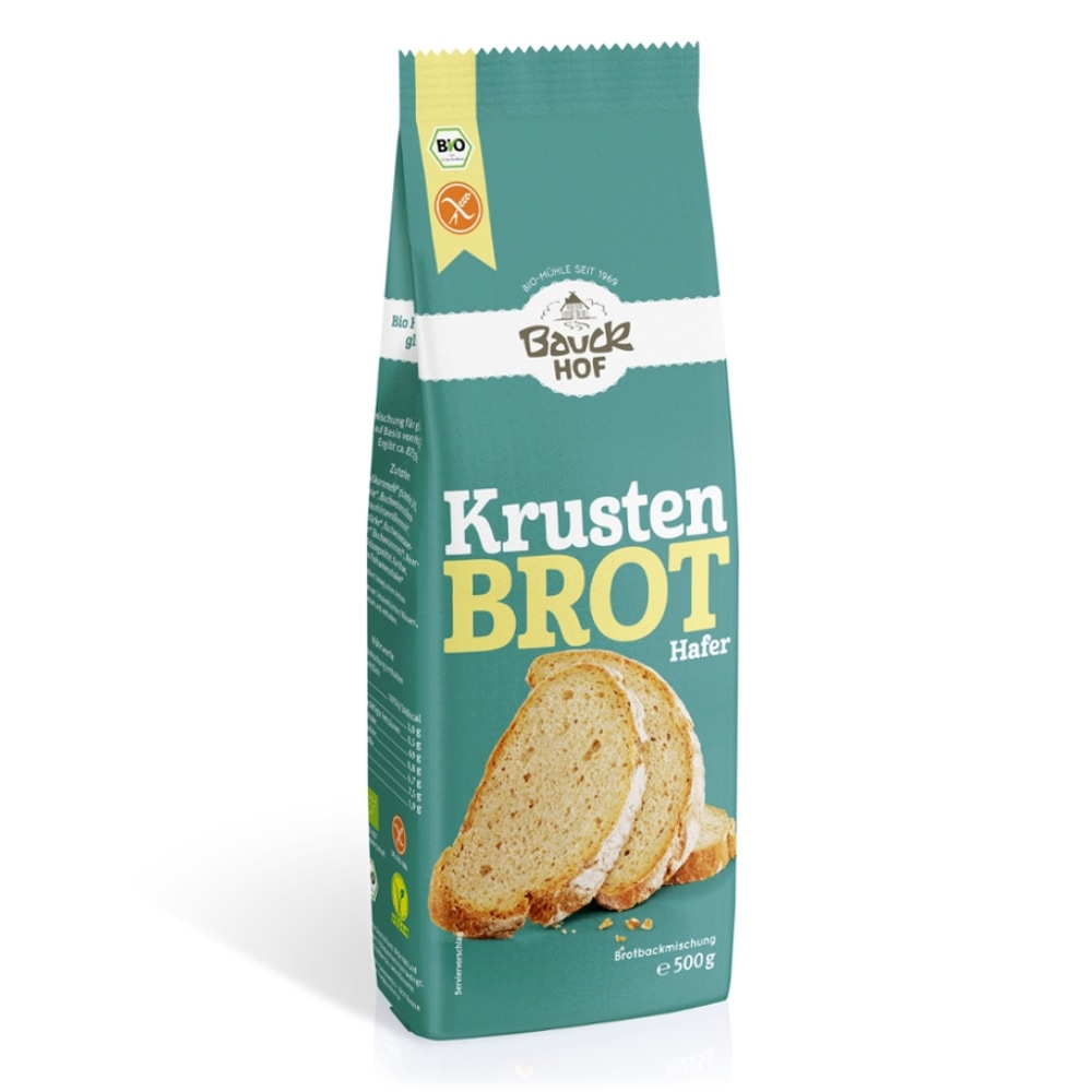 Bauckhof Rustieke Haver Broodmix Glutenvrij Bio 500 g