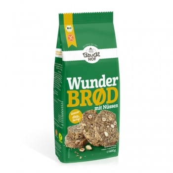 Bauckhof Wonder Broodmix Noten Glutenvrij Bio 600 g