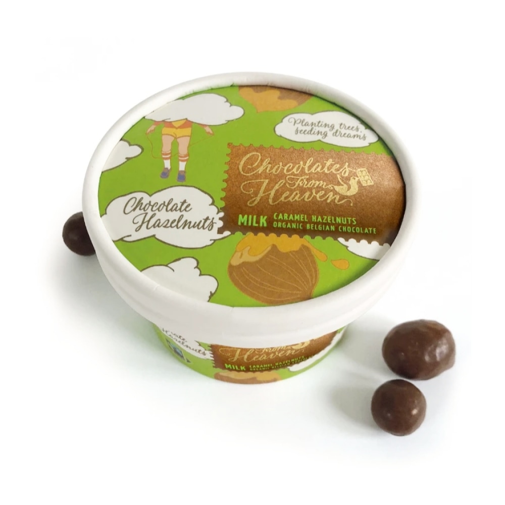 Chocolates From Heaven Melkchocolade Hazelnoten Bio / Fair 85 g