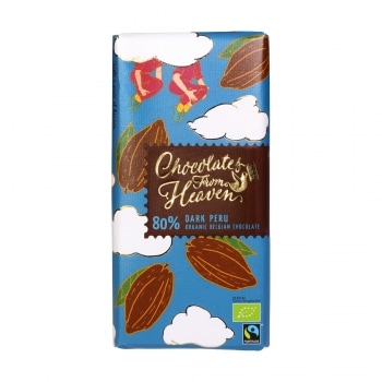 Chocolates From Heaven Pure Chocoladetablet 80% Bio / Fair 100 g