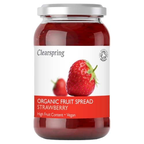Clearspring Aardbeien Fruitspread Bio 280 g