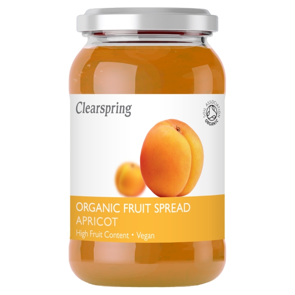 Clearspring Abrikozen Fruitspread Bio 280 g