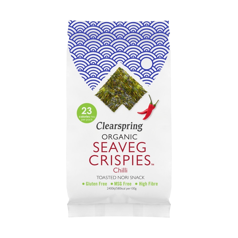 Clearspring Crispy Zeewier Chili Bio 4 g