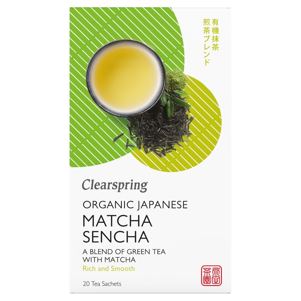 Clearspring Groene Matcha-Sencha Thee Bio 20 x 1,8 g