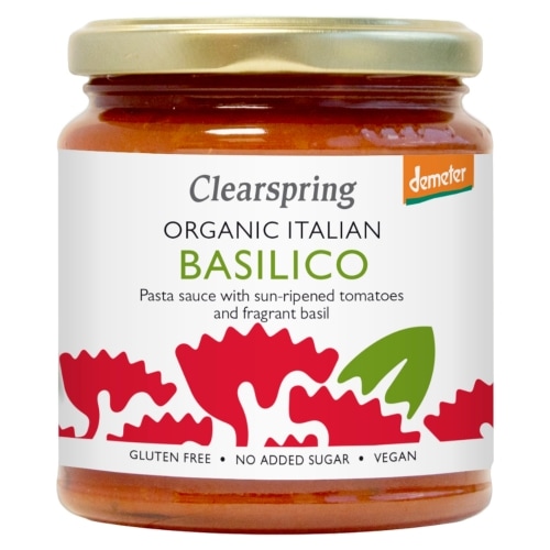 Clearspring Pastasaus Basilicum Demeter / Bio 300 g