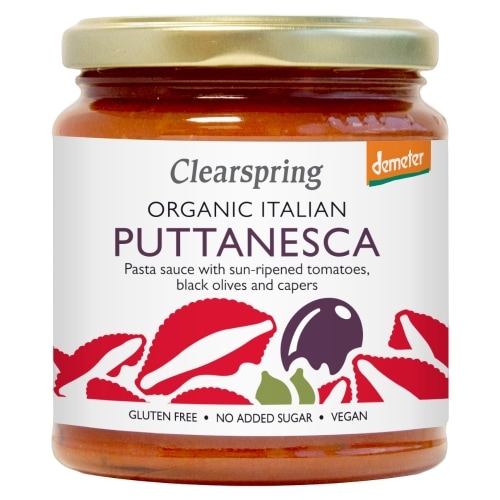 Clearspring Pastasaus Puttanesca Demeter / Bio 300 g