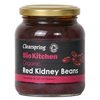 Clearspring Rode Kidneybonen Gekookt Bio 350 g
