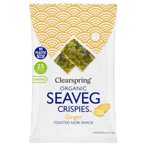 Clearspring Seaveg Crispies Gember Bio 4 g