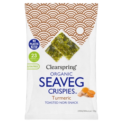 Clearspring Seaveg Crispies Kurkuma Bio 4 g