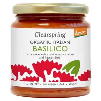 Clearspring Tomatensaus Basilicum Demeter / Bio 300 g