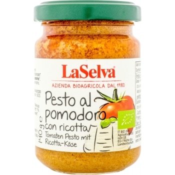 LaSelva Pesto Al Pomodoro Ricotta Bio 140 g