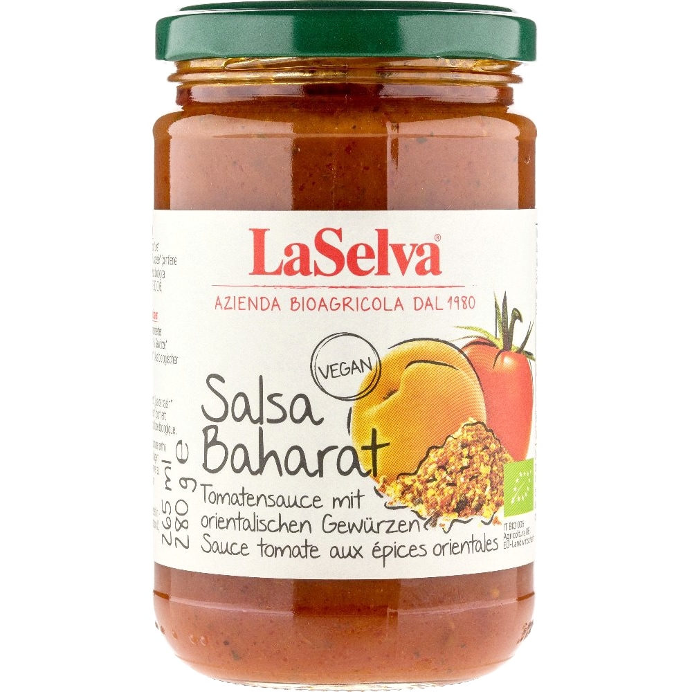 LaSelva Salsa Baharat Tomatensaus Bio 280 g