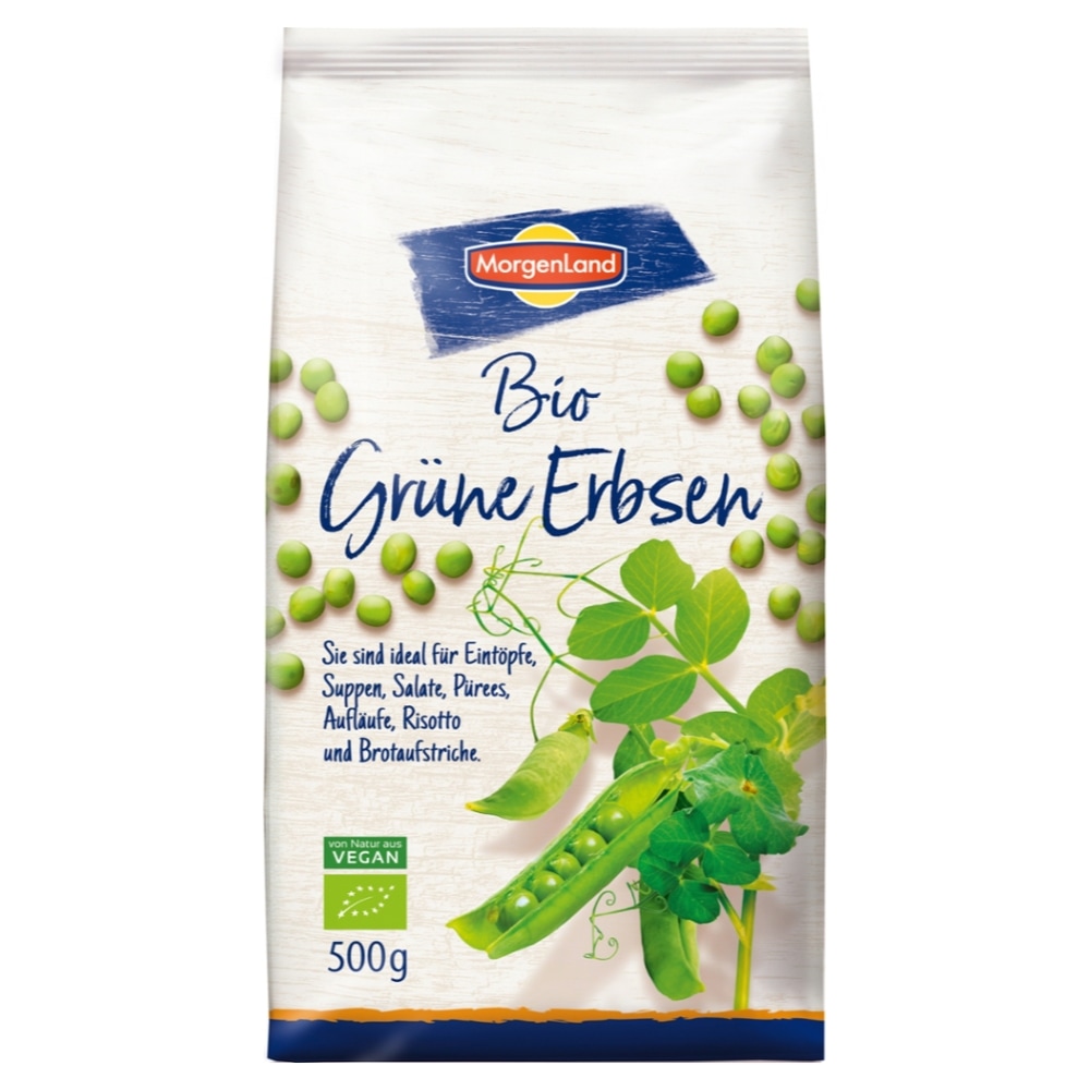 MorgenLand Groene Erwten Bio 500 g