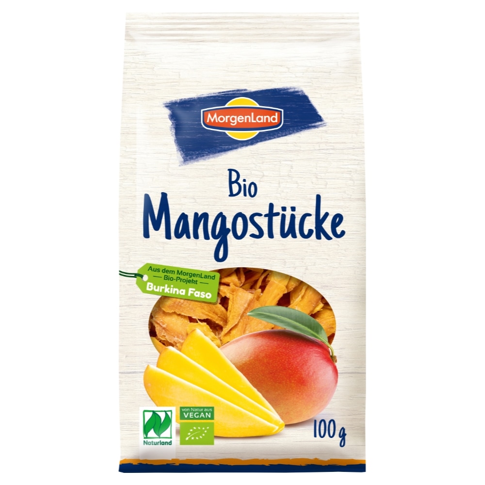 MorgenLand Mangostukken Gedroogd Naturland / Bio 100 g