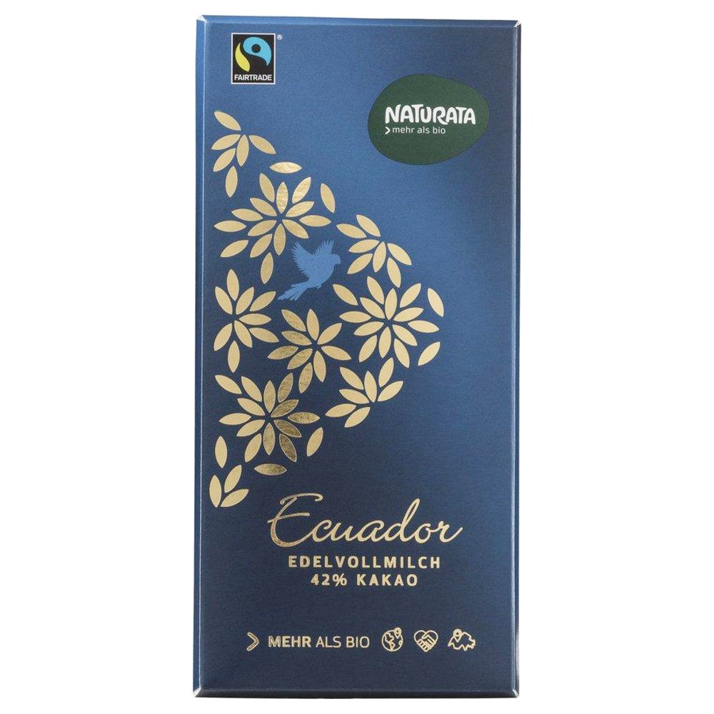 Naturata Melk Chocoladetablet Ecuador 42% Bio / Fair 100 g
