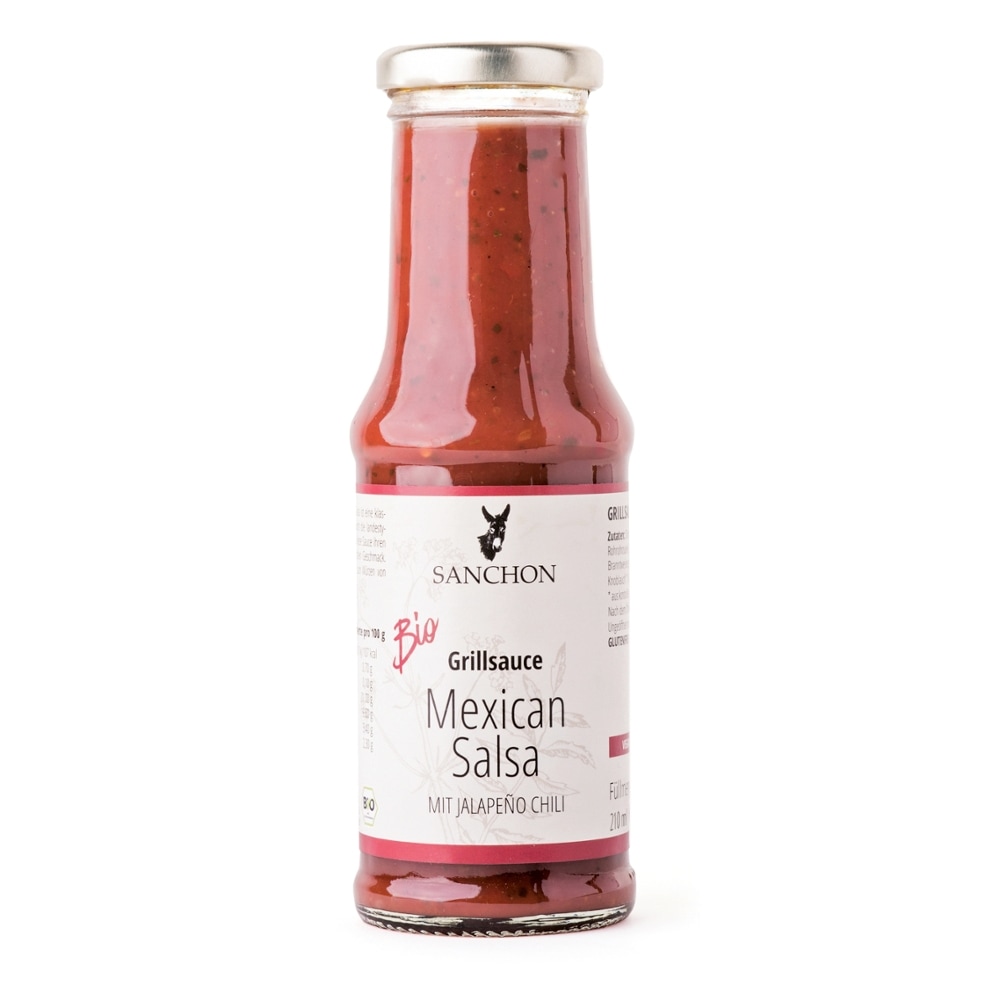 Sanchon Mexicaanse Salsa Saus Bio 210 ml
