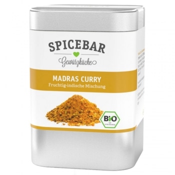 Spicebar Curry Madras Kruidenmix Bio 85 g