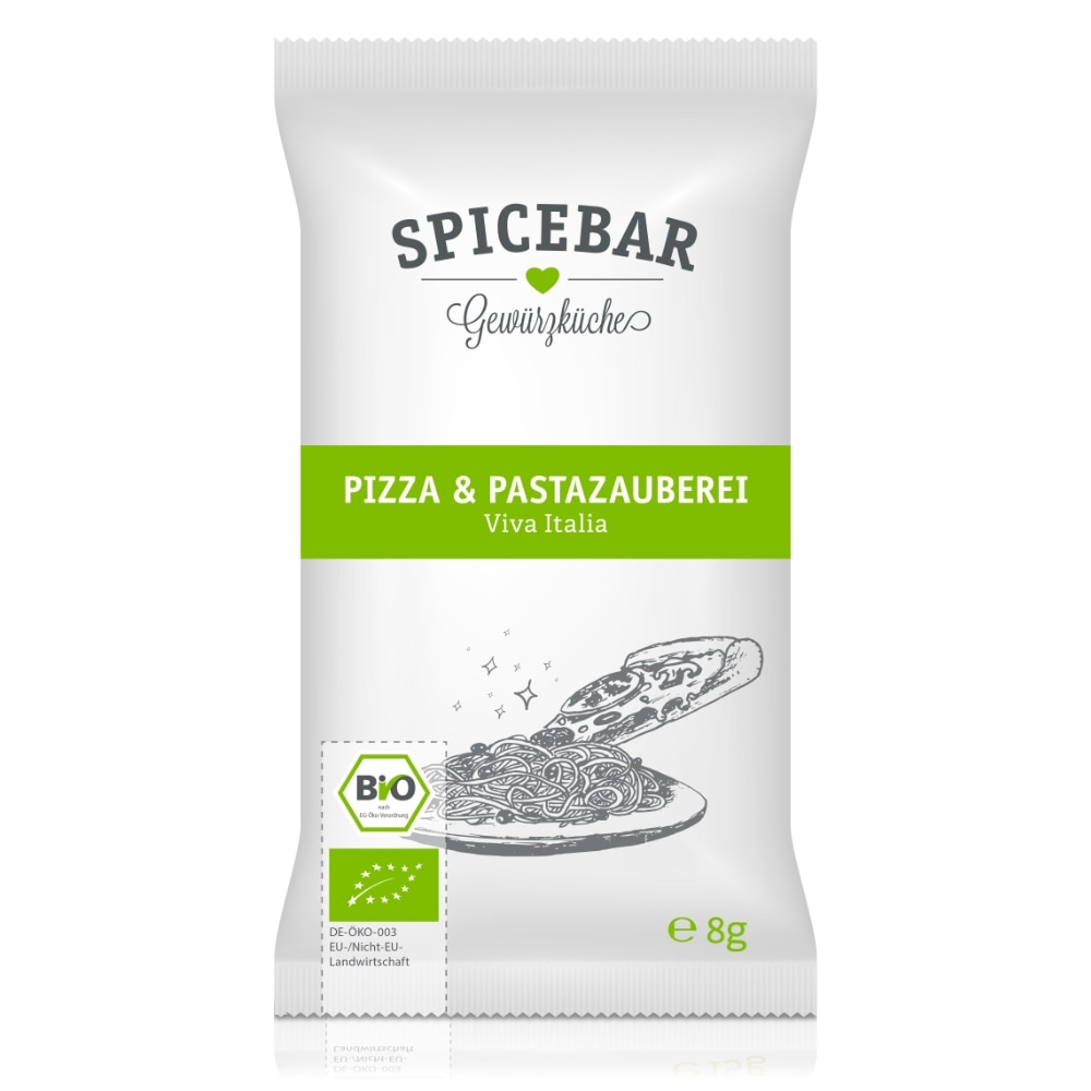Spicebar Pizza-Pasta Kruidenmix Bio 8 g